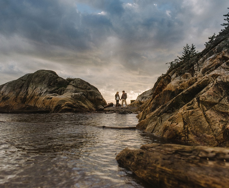 best lighthouse park engagement portraits