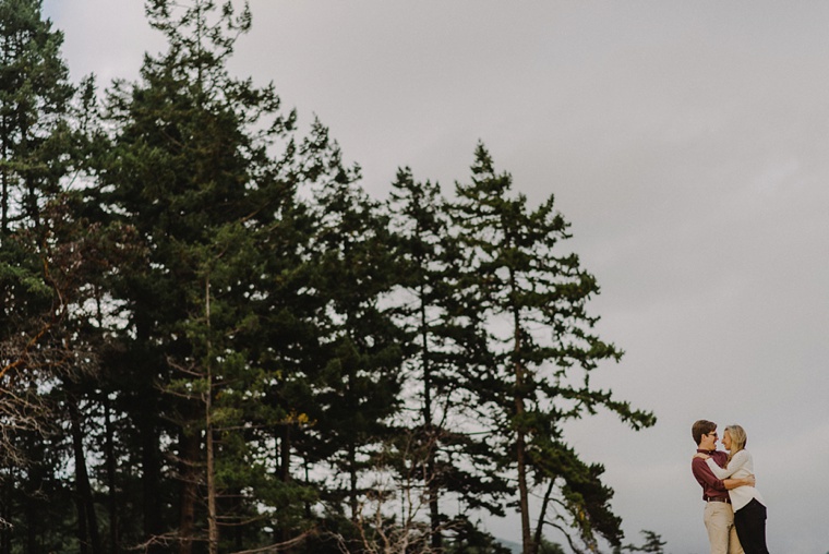 unique vancouver forest engagement portraits