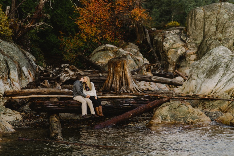 Vancouver beach engagement session