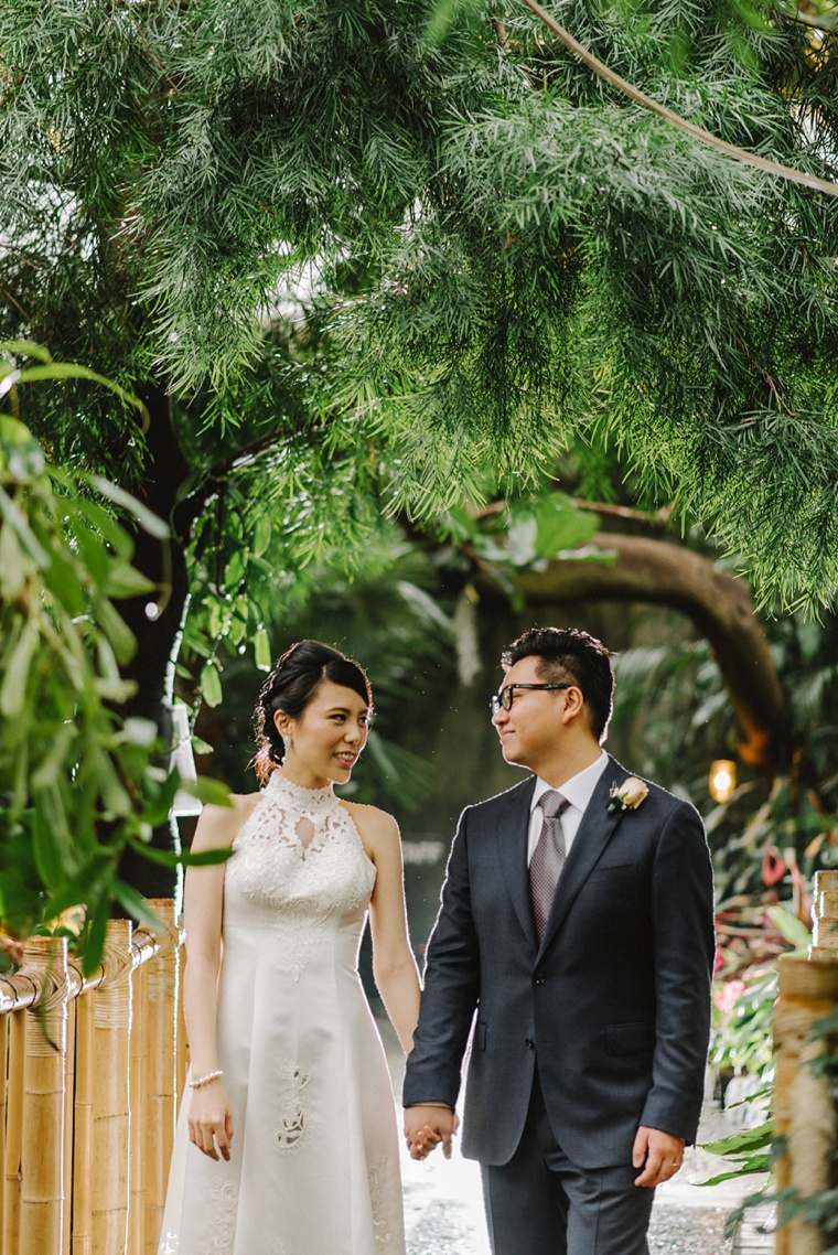 wedding at vancouver conservatory