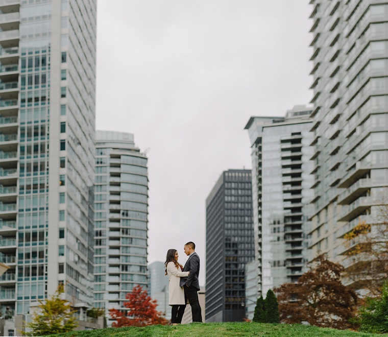 coal harbour engagement session
