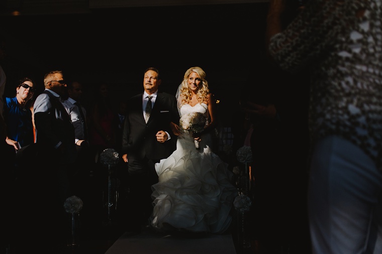 dramatic vancouver wedding ceremony