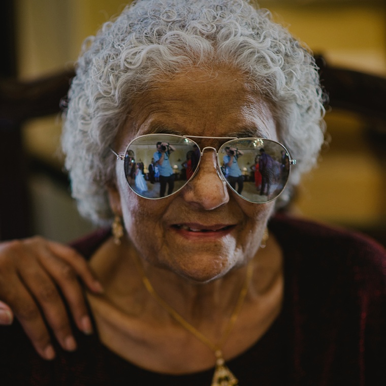 cool grandma at wedding