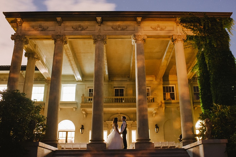 unique hycroft manor wedding portrait