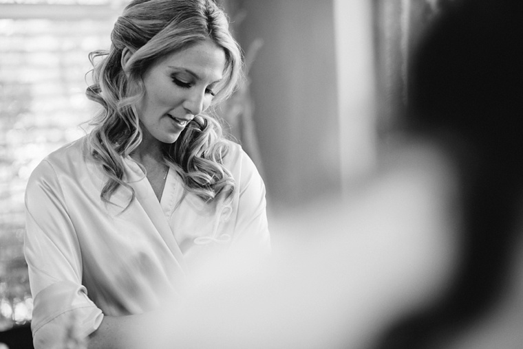 fine art photo of bridesmaid getting ready