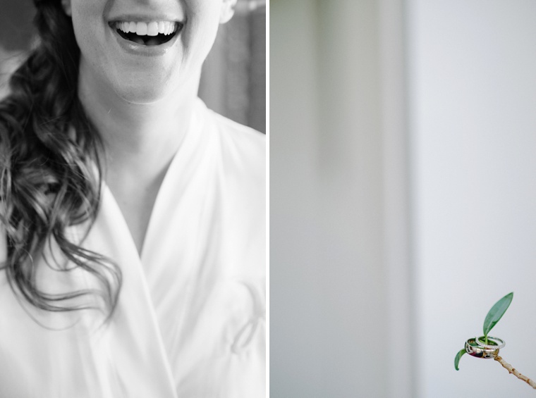 simple getting ready for wedding details