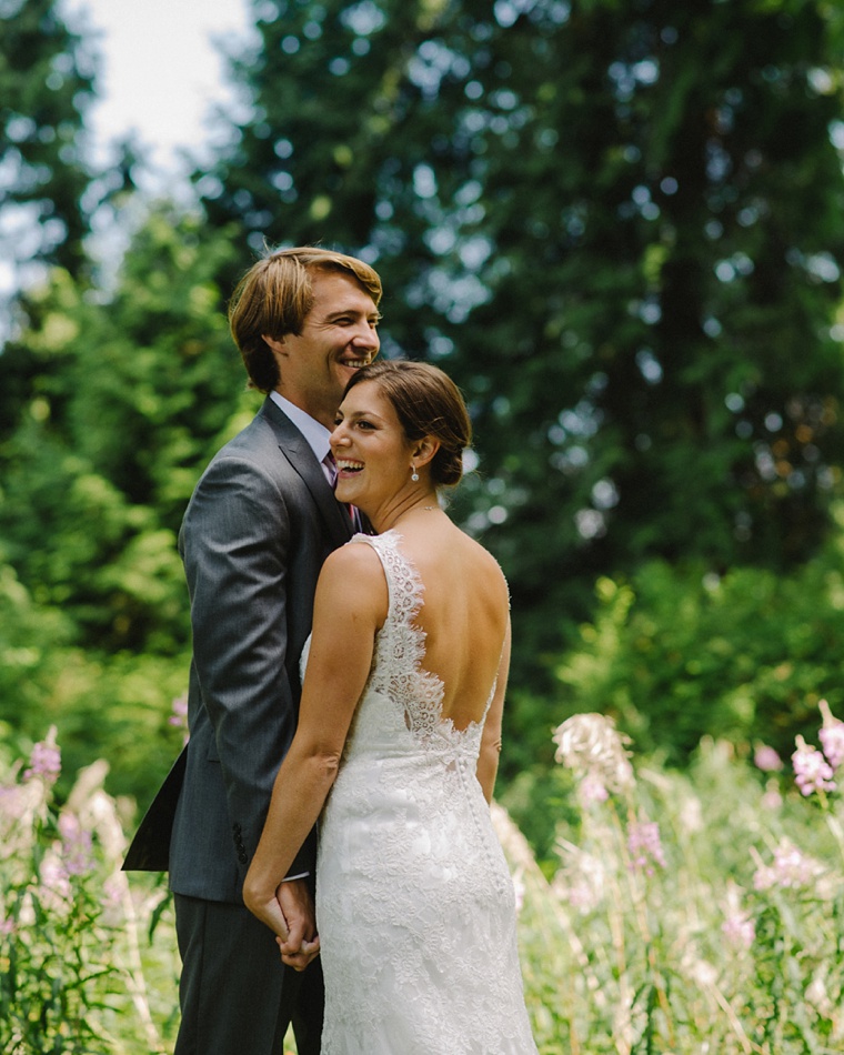 Candid vancouver wedding portrait