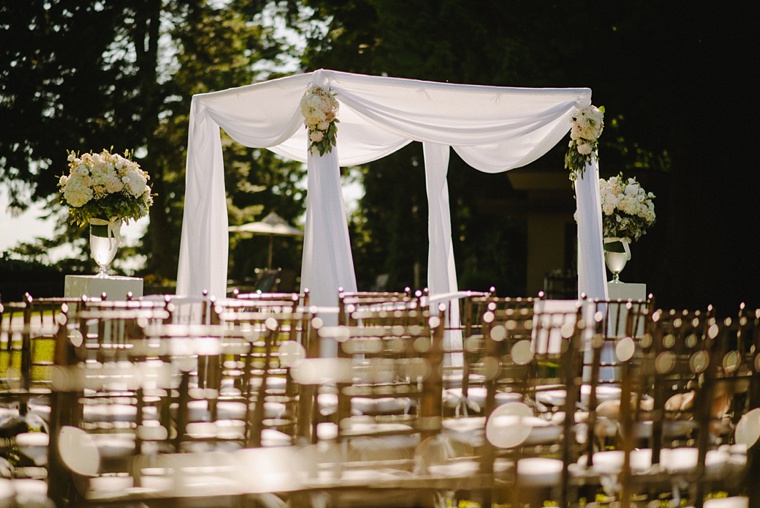 Wedding ceremony at Shaughnessy golf club in vancouver