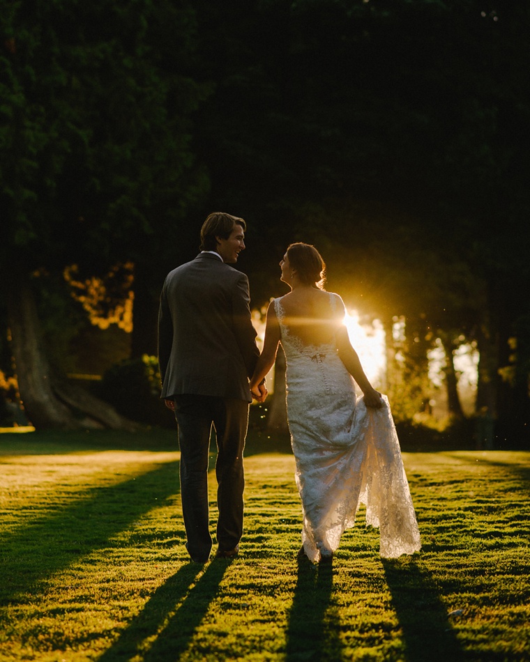 wedding portrait at shaughnessy golf club in vancouver