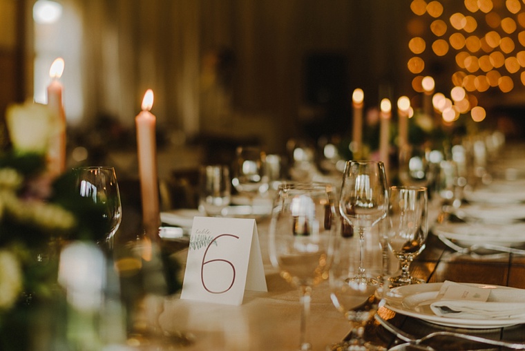 fern wedding table numbers