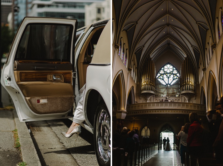wedding at holy rosary cathedral in vancouver