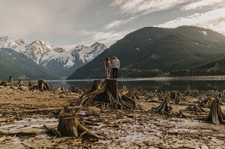 jones lake engagement session