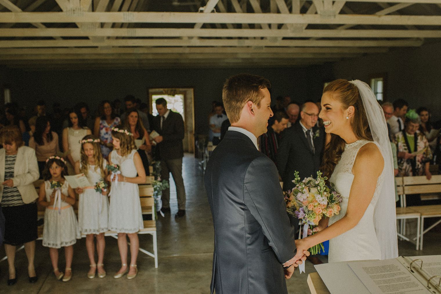 orchard wedding venue ceremony