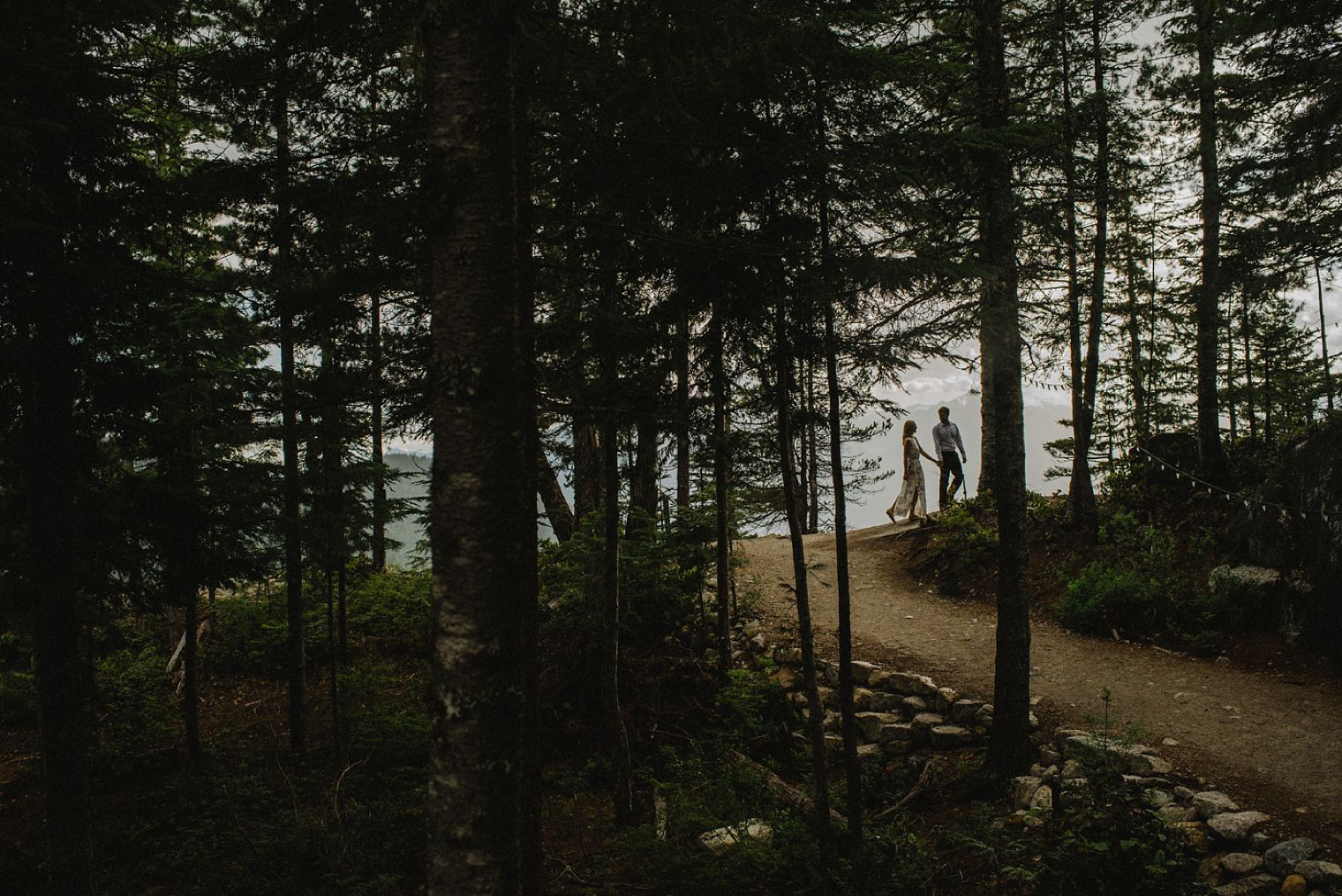 engagement session on squamish mountain