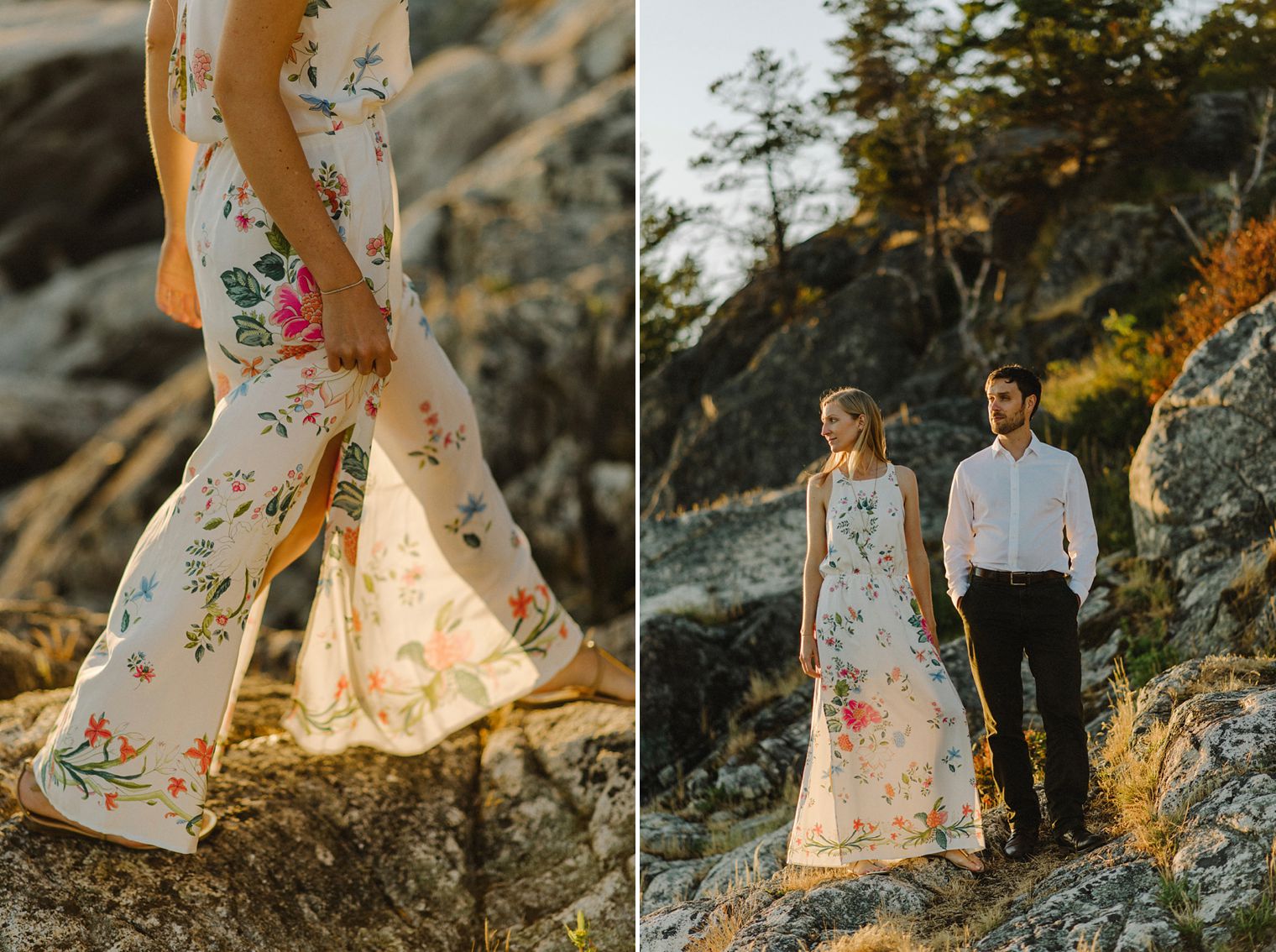 engagement photos in the pacific northwest
