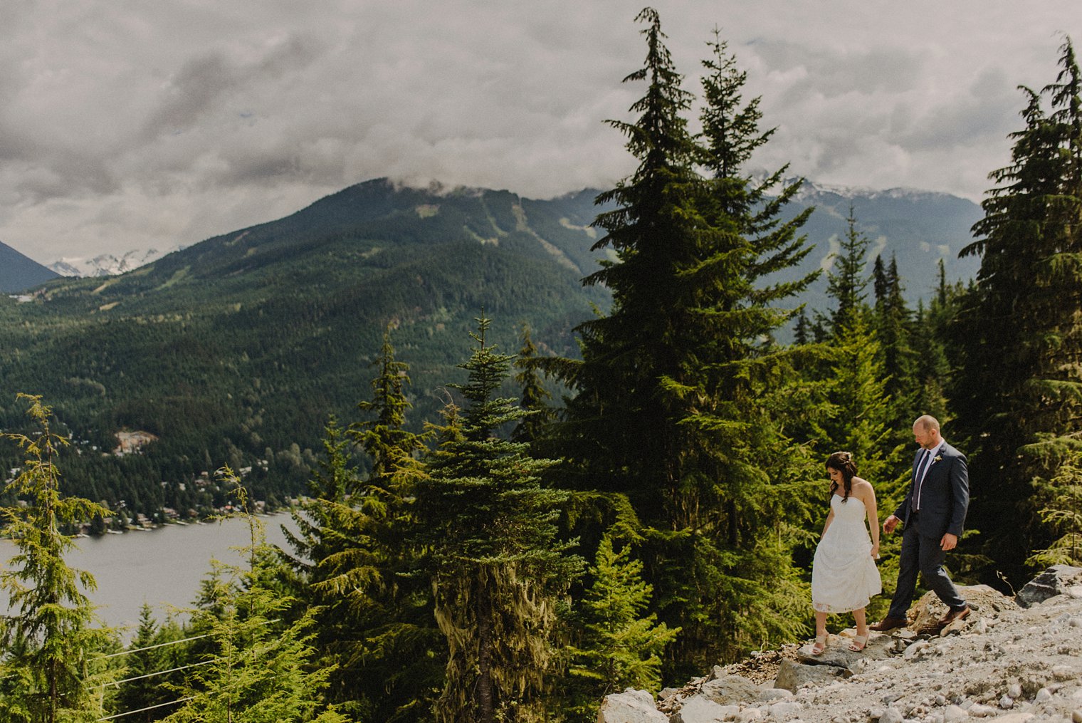 whistler mountain wedding portraits