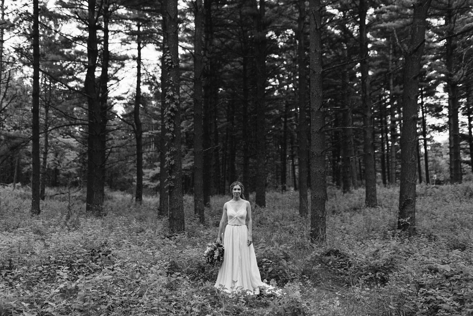 Occonomowoc forest wedding