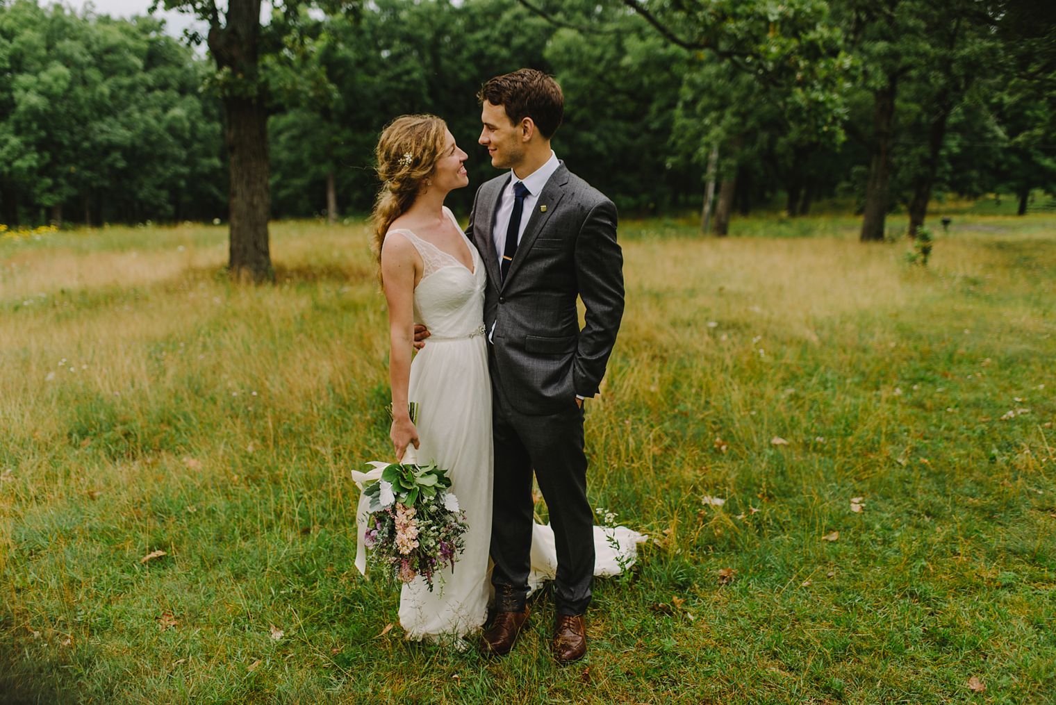 Occonomowoc bride and groom