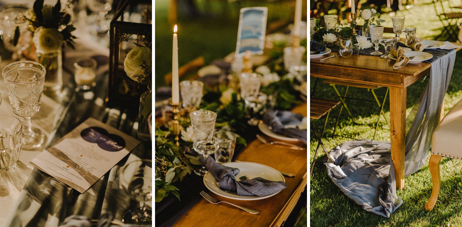 constellation theme wedding details