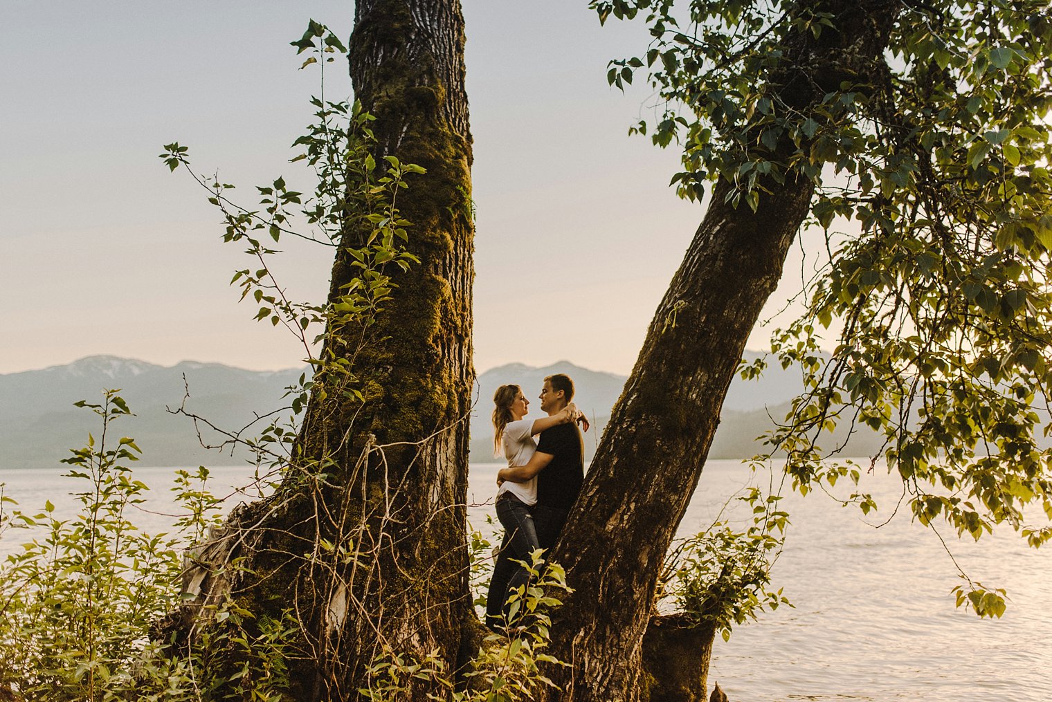 harrison lake engagement session