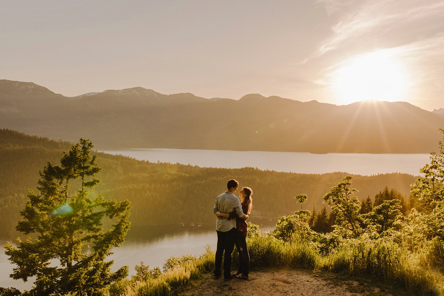 epic bc lake engagement