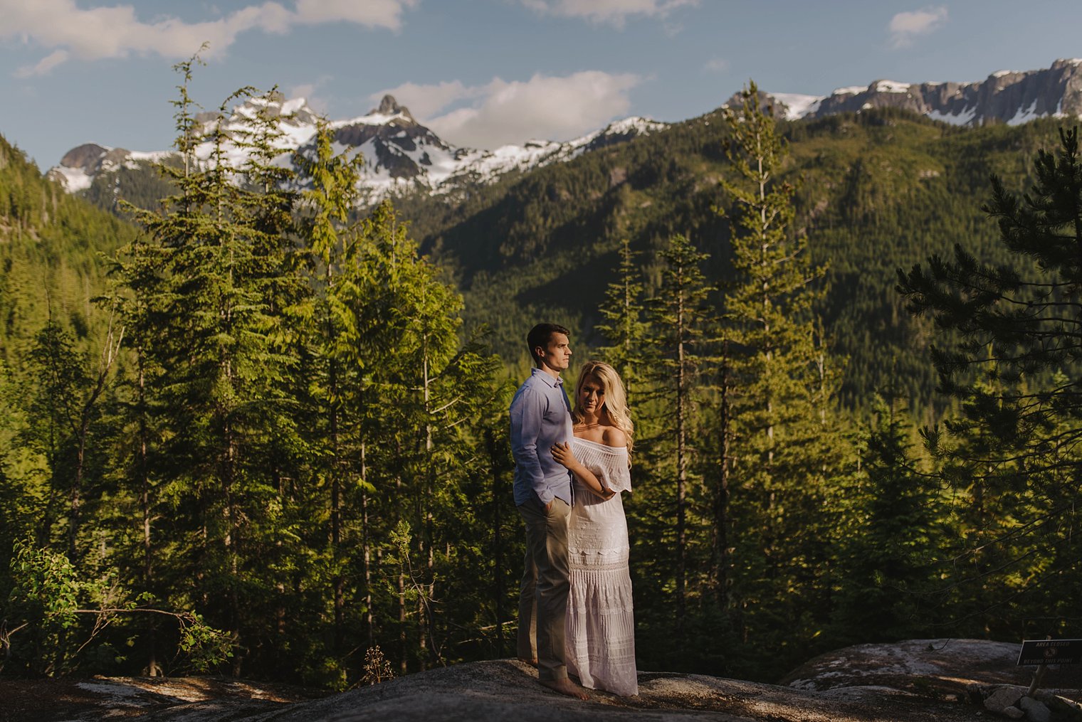 unique sea to sky engagement session