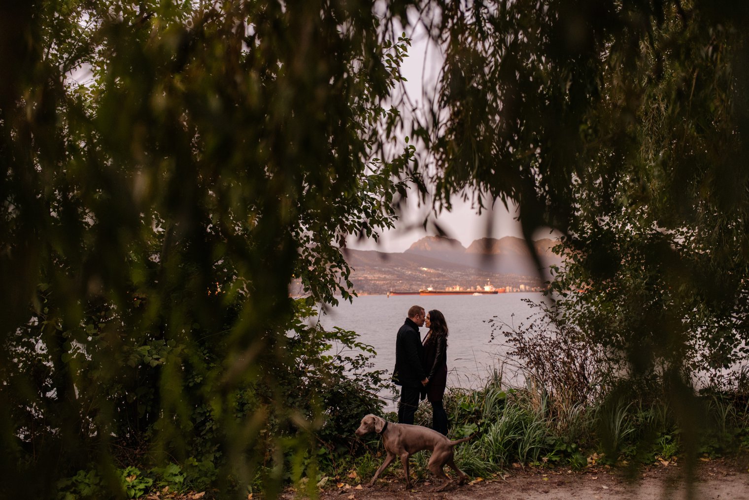 unique jericho beach engagement photos
