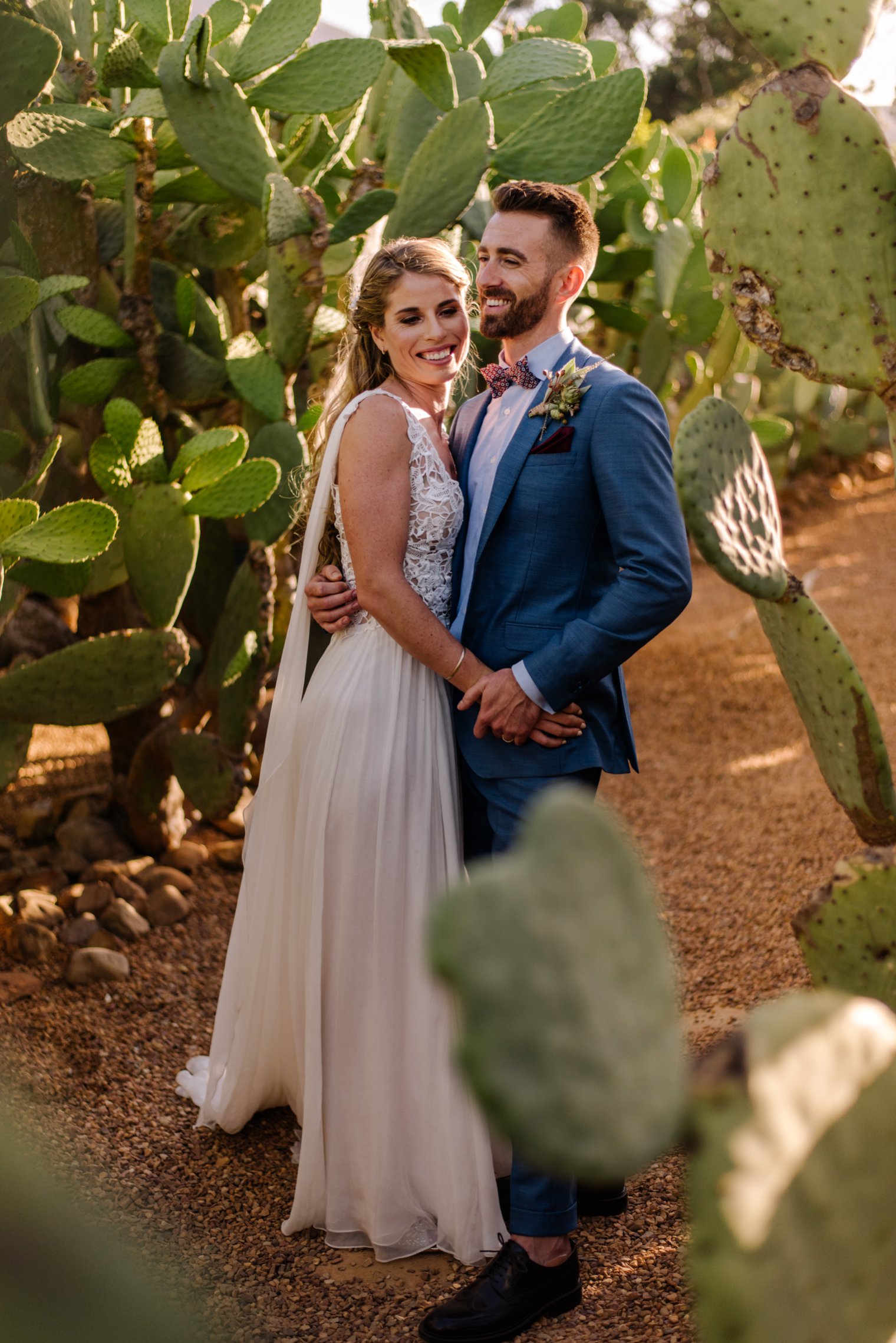 babylonstoren sunset wedding photos