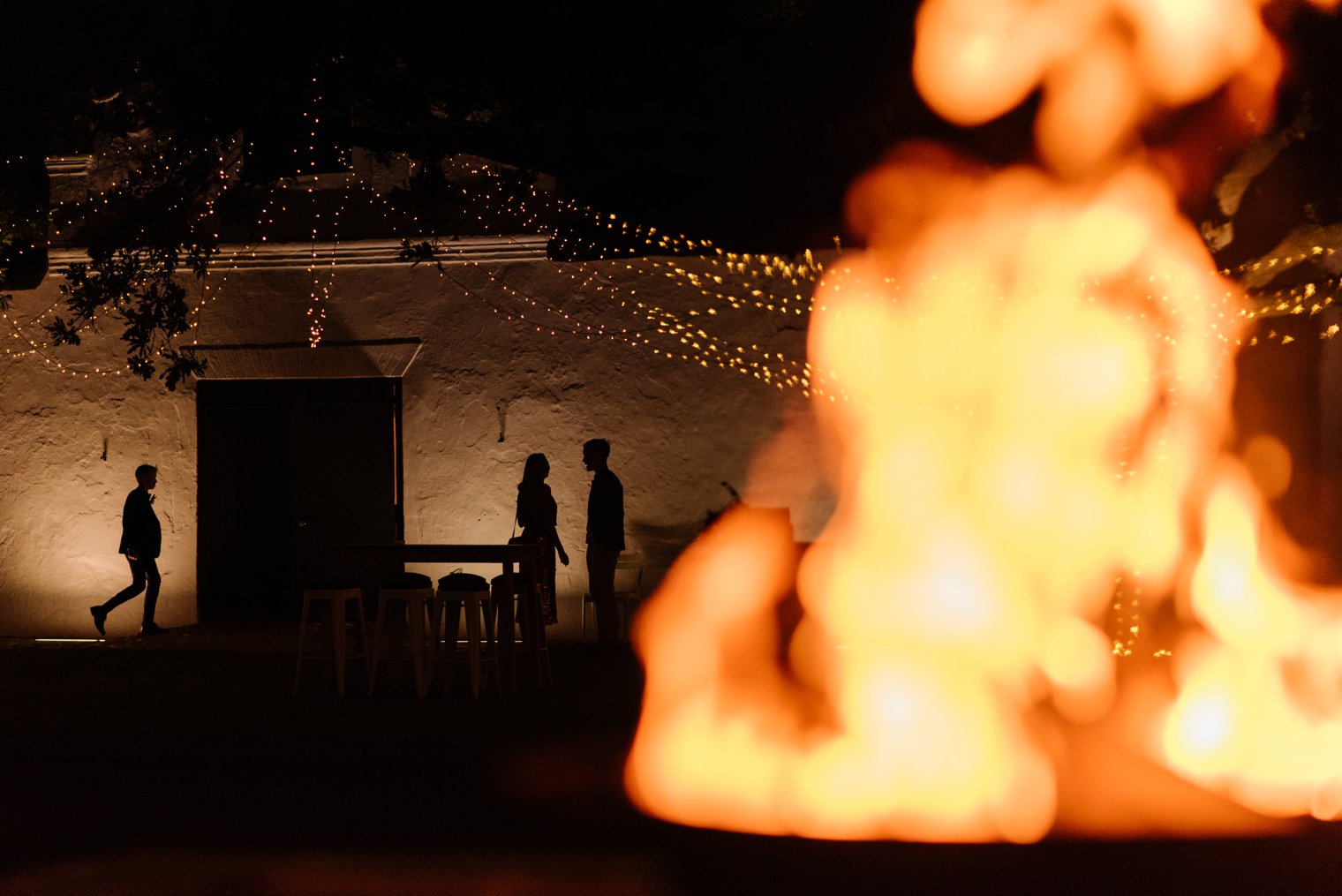 babylonstoren wedding reception setup