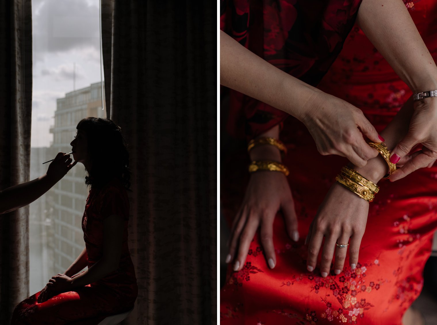 chinese wedding at marriott parq vancouver