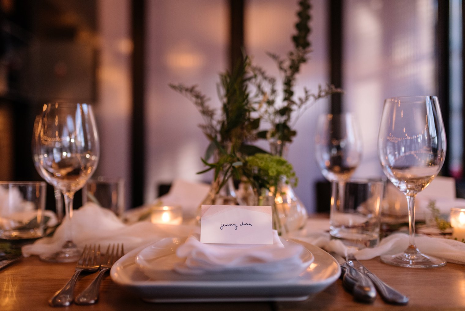 wedding decor at loft at earls yaletown