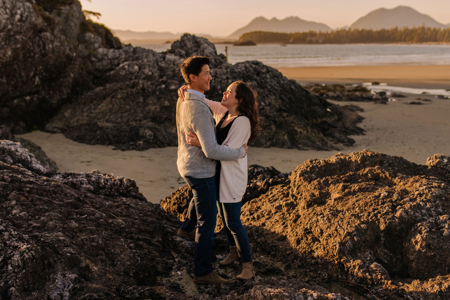 chesterman beach engagement photos