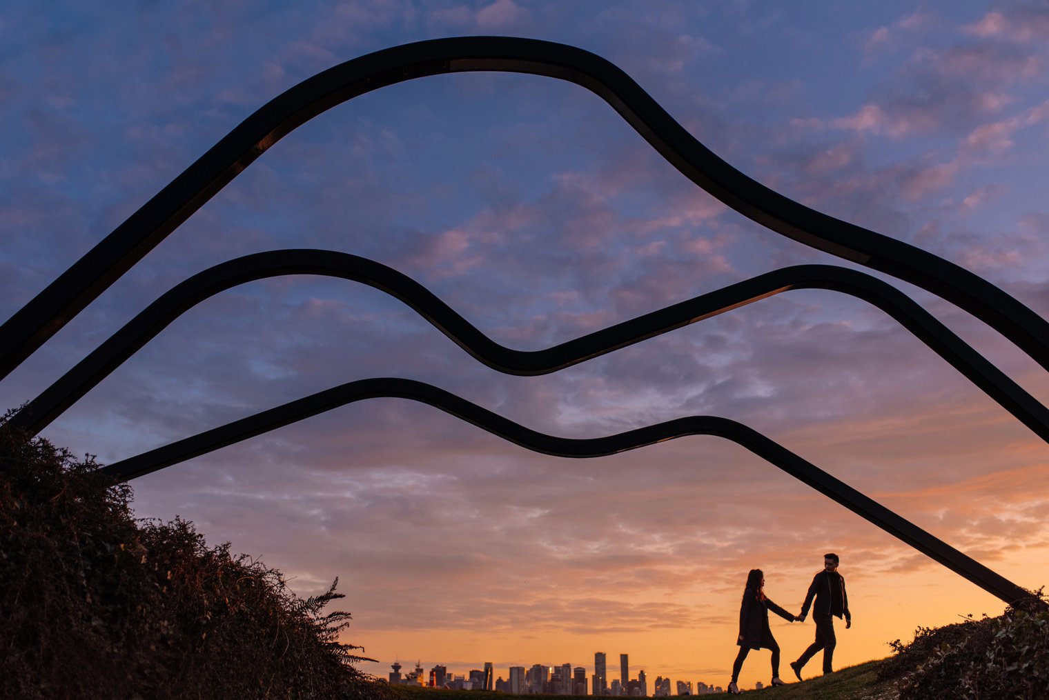 art installation engagement photos