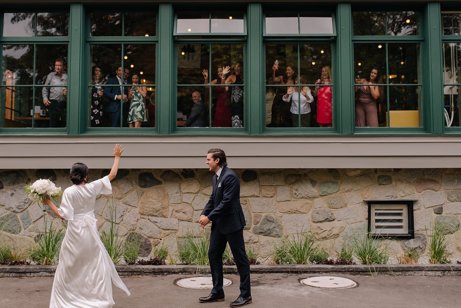 wedding at stanley park brewing in vancouver