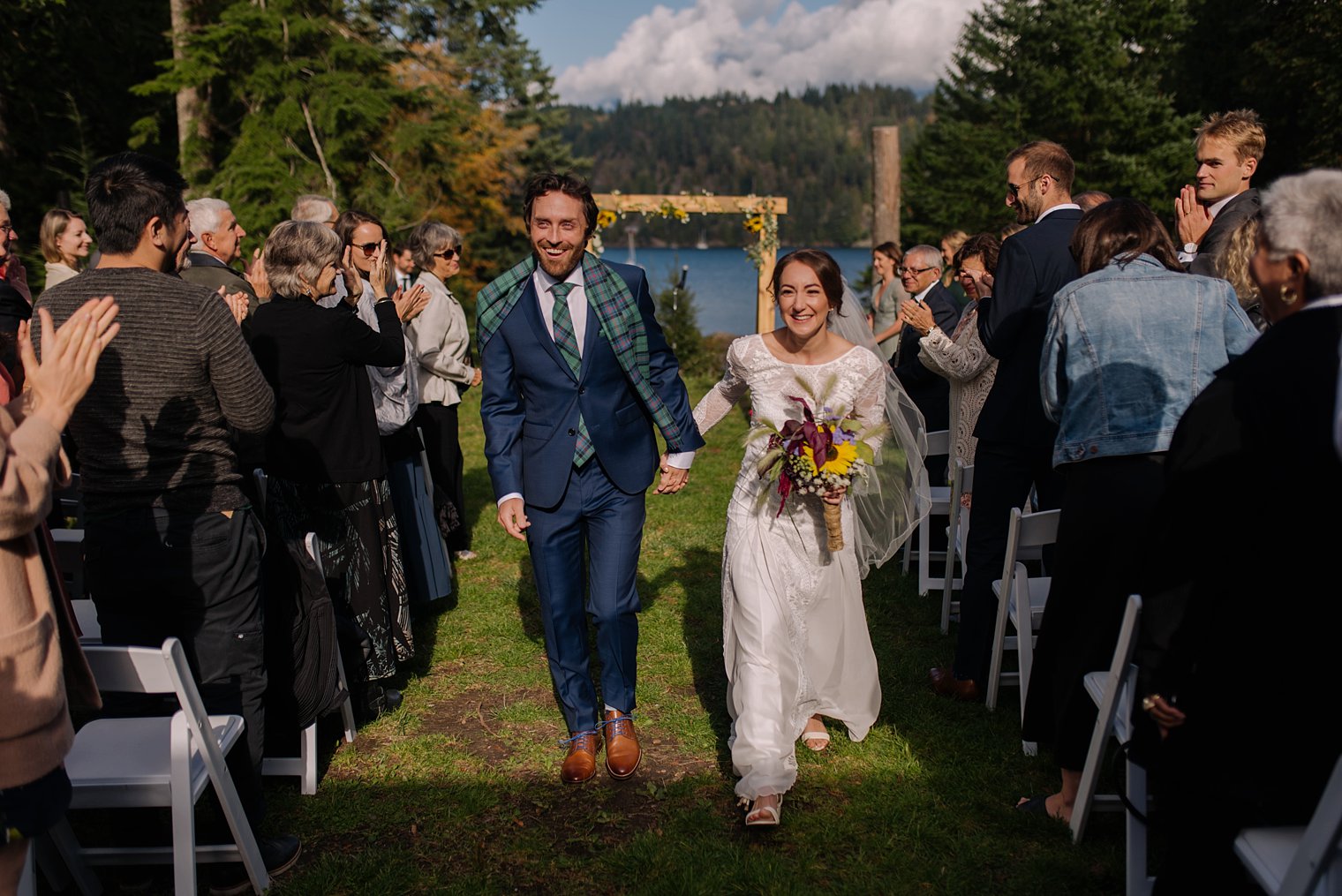 camp fircom wedding ceremony