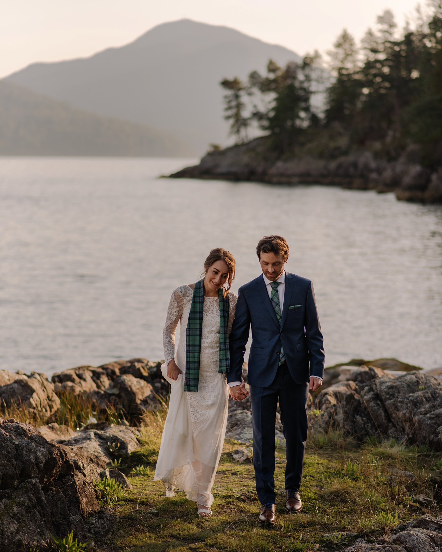 camp fircom wedding portrait