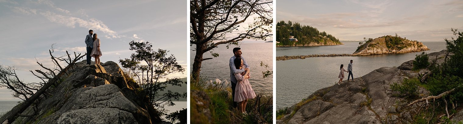 engagement session location at whytecliff park